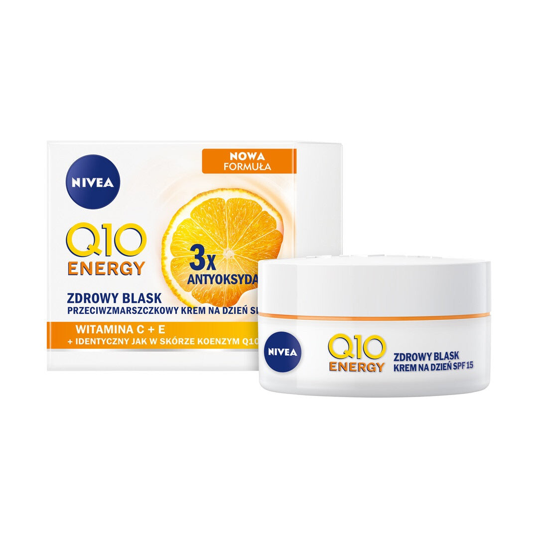 

Nivea Q10 Plus C Rejuvenated + Full of Energy Skin дневной крем против морщин SPF15 50мл