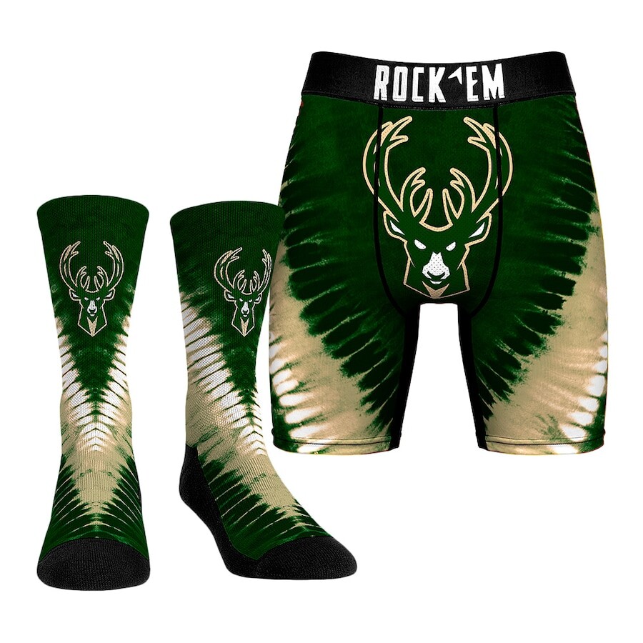 

Комплект нижнего белья Rock Em Socks Milwaukee Bucks