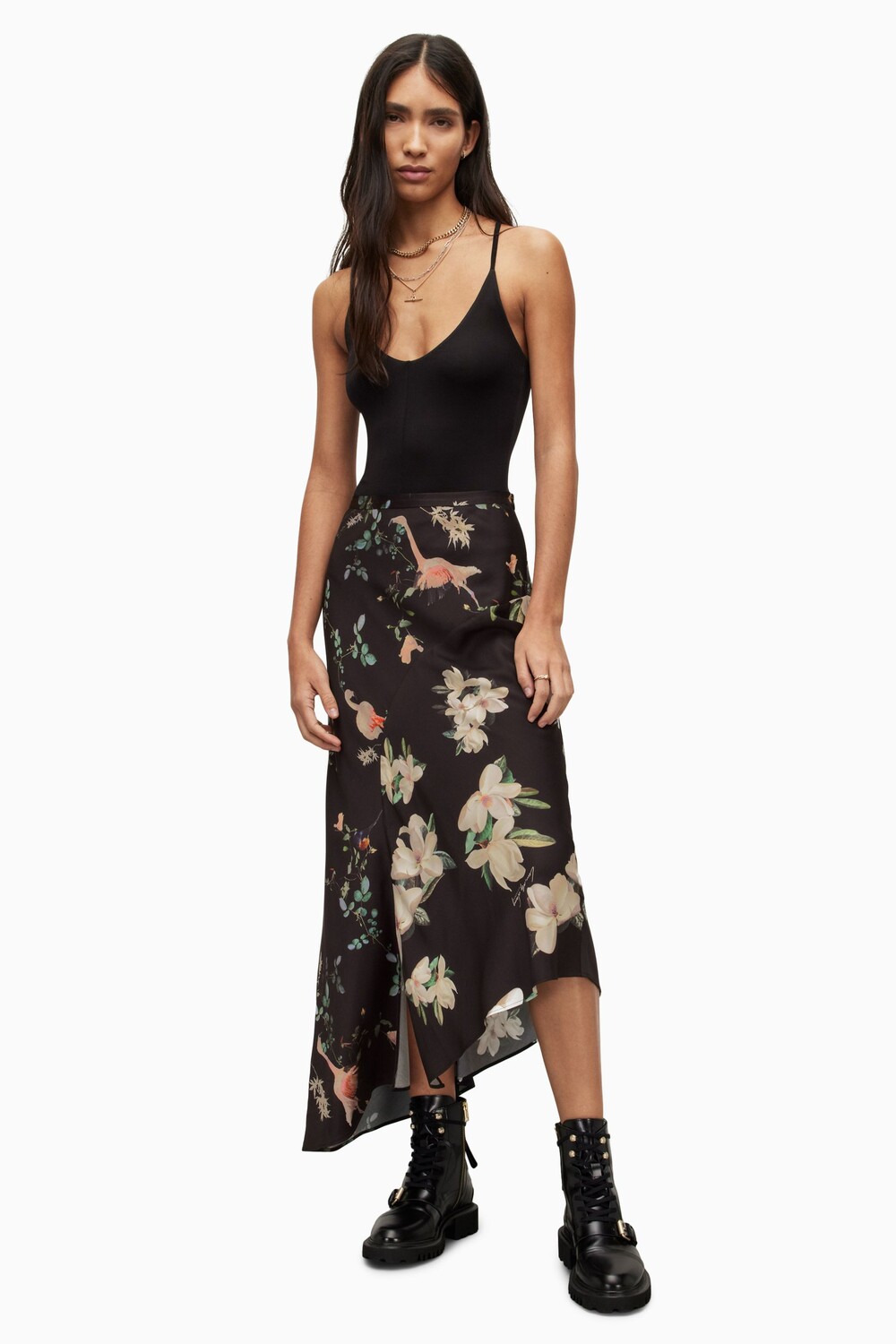 

Черная юбка AllSaints Luisa Fabia All Saints, черный