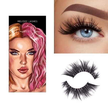 

Naomi Jon Taco Natural Ultra Fluffy Lashes премиум-качества, Melody Lashes