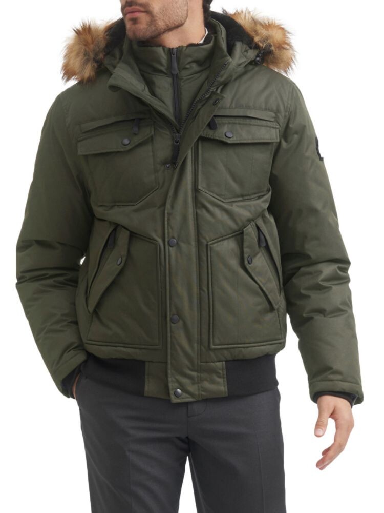 

Куртка-бомбер Bert из искусственного меха Toboggan Canada, цвет Forest Green