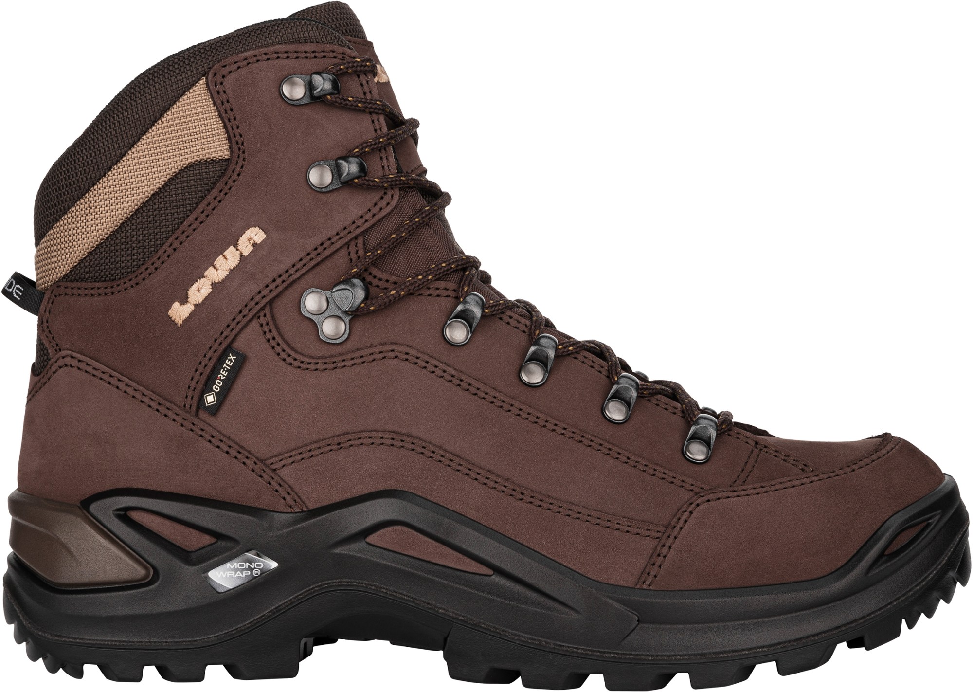 Походные ботинки Renegade GTX Mid — мужские Lowa, коричневый мужские водонепроницаемые походные ботинки черные ботинки для походов и горного туризма обувь для улицы для альпинизма для зимы 2022