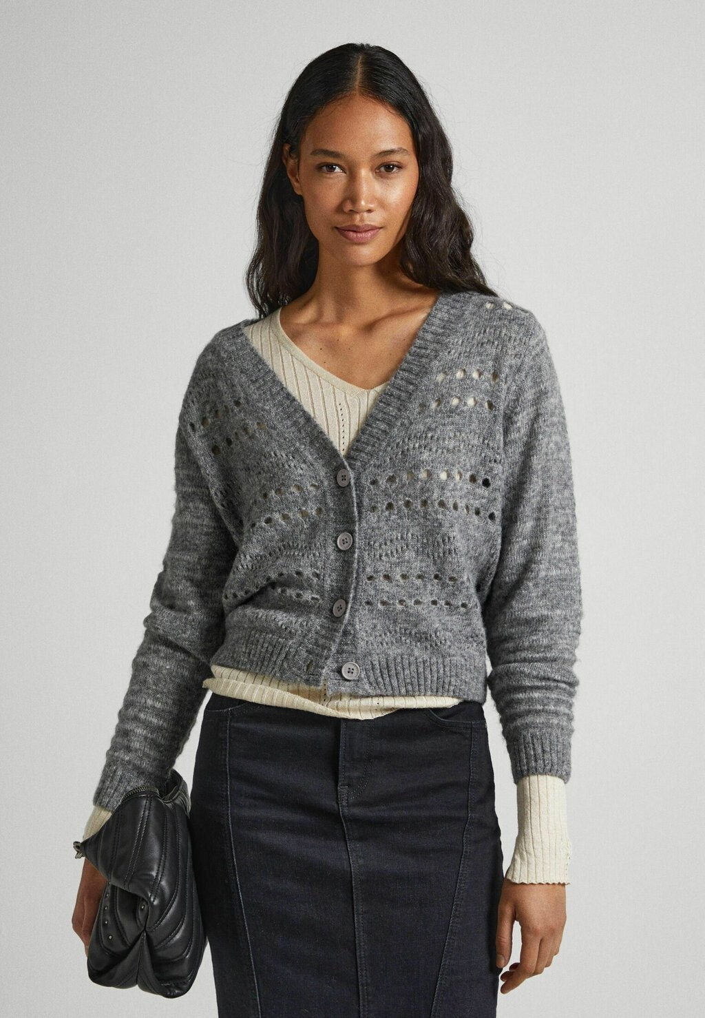 

Кардиган Pepe Jeans ЭМИЛИ, цвет dark grey