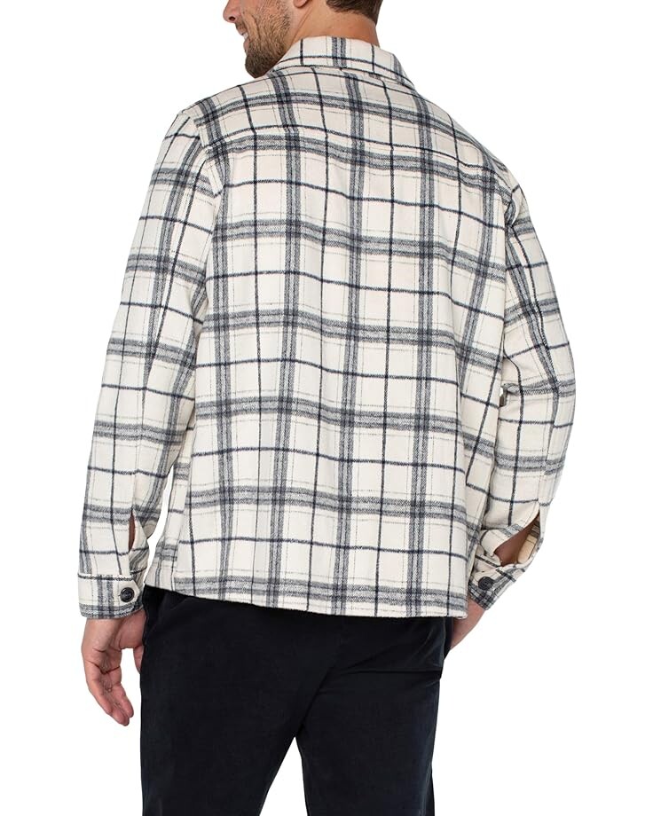 

Куртка Liverpool Los Angeles Shirt Jacket, цвет Cream/Navy Plaid