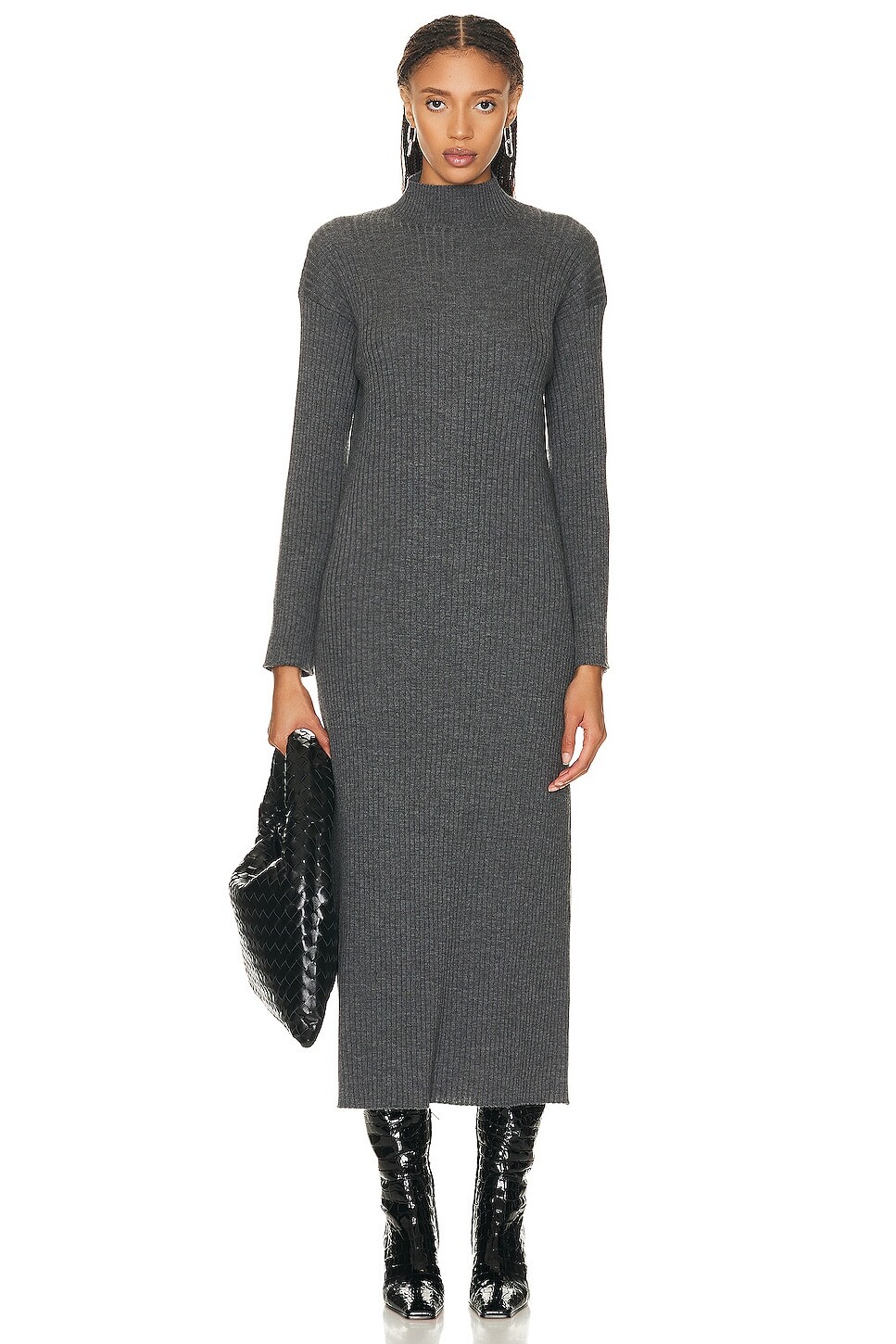

Платье Loulou Studio Altra Turtleneck Long, цвет Anthracite Melange