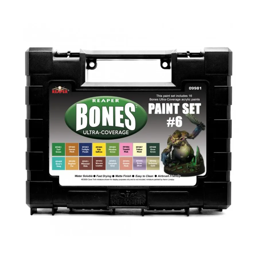 

Набор красок Bones Ultra-Cover #6, Master Series Paints - Bones HD