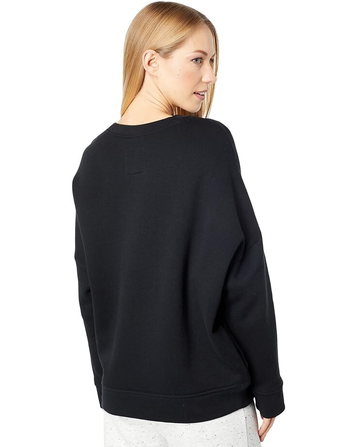

Толстовка Madewell MWL Betterterry Crew Neck Sweatshirt, реальный черный