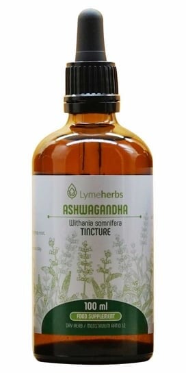 Lymeherbs, Настойка Ашваганды (Индийского женьшеня) 1:5, 100 мл