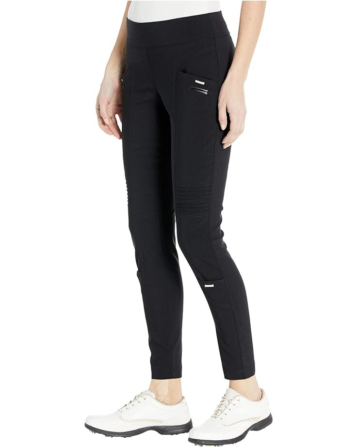 

Брюки Jamie Sadock Skinnylicious Ankle Pants with Control Top Panel, цвет Jet Black