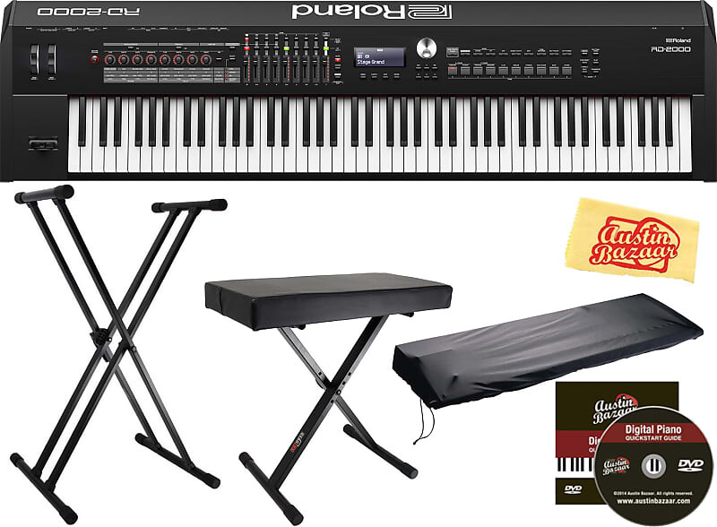 

Сценическое пианино Roland RD-2000 с регулируемой подставкой RD-2000-COMBO-DLX