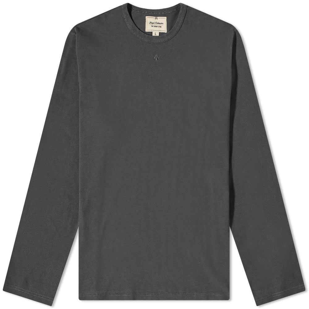 

Футболка Nigel Cabourn Long Sleeve Embroidered Arrow Tee, Серый