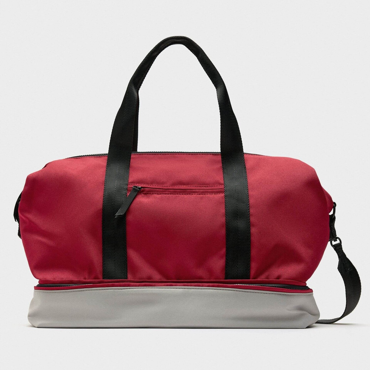 

Сумка Zara Nylon Bowling - Limited Edition, красный/черный/серый