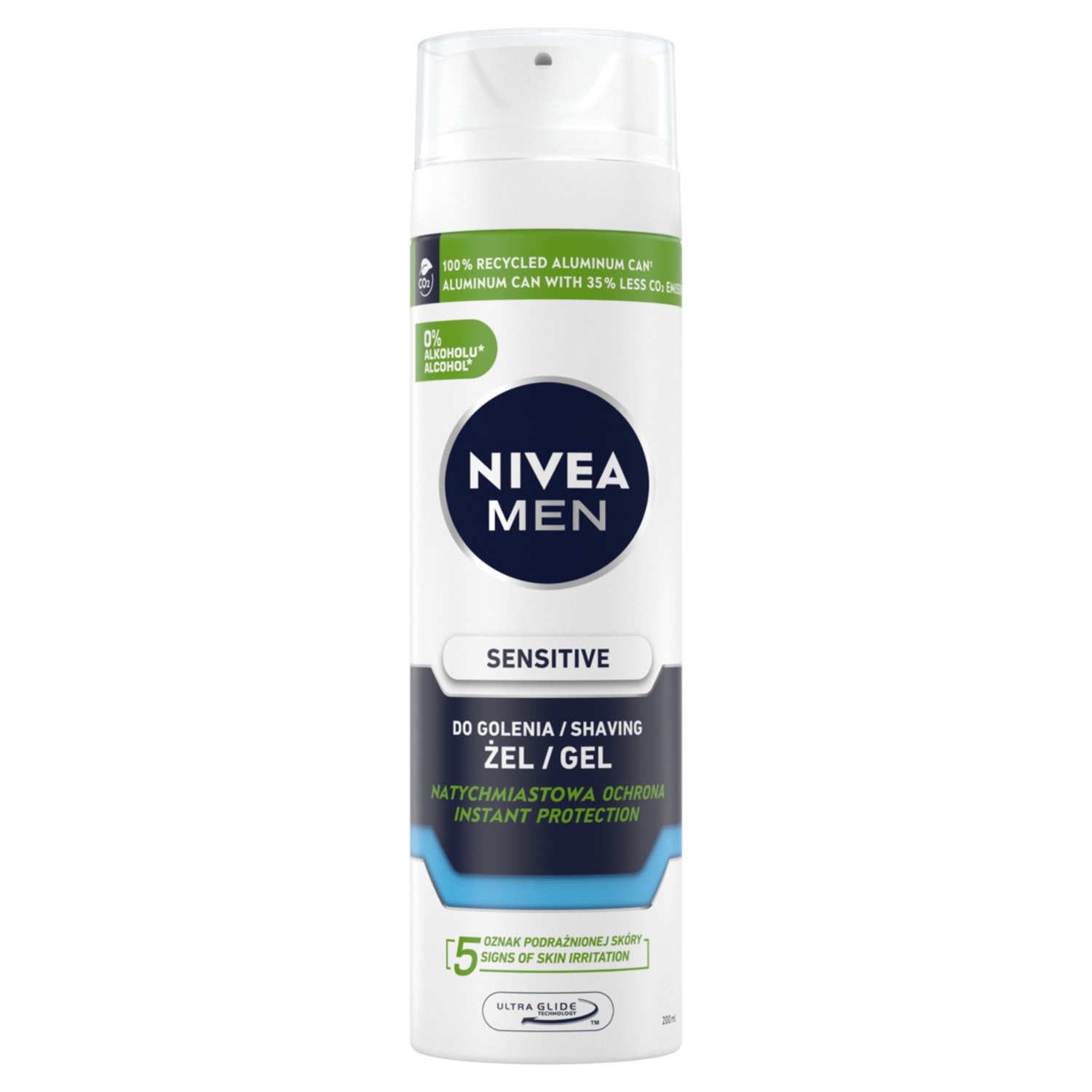 Nivea Men Sensitive успокаивающий гель для бритья, 200 мл - фото