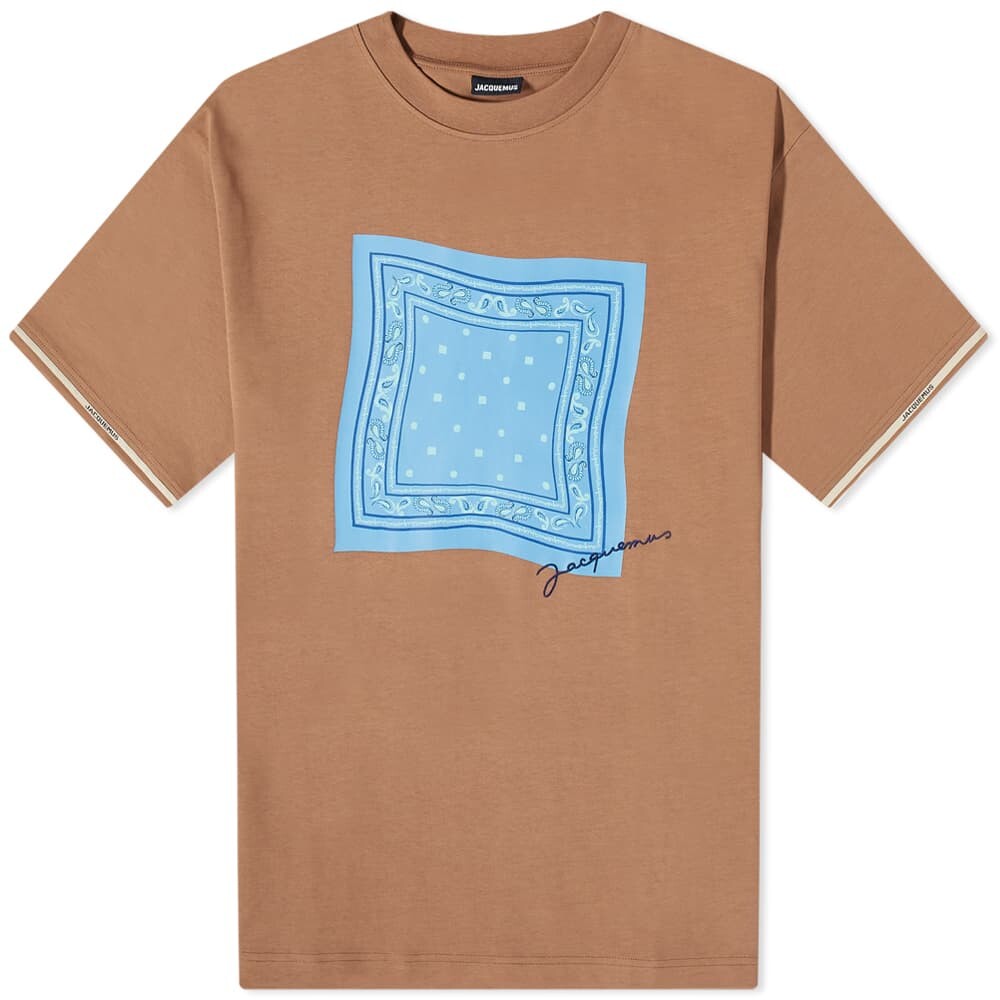 

Футболка Jacquemus Bandana Logo Tee, Коричневый