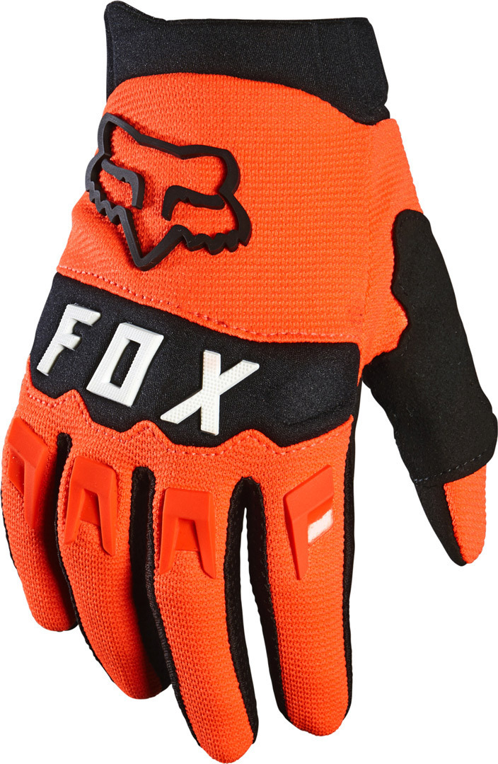 Перчатки FOX Dirtpaw молодежные для мотокросса, красно-желтый