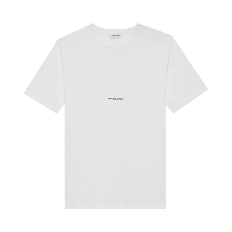 

Футболка Saint Laurent Crew Neck Tshirt Blanc, белый