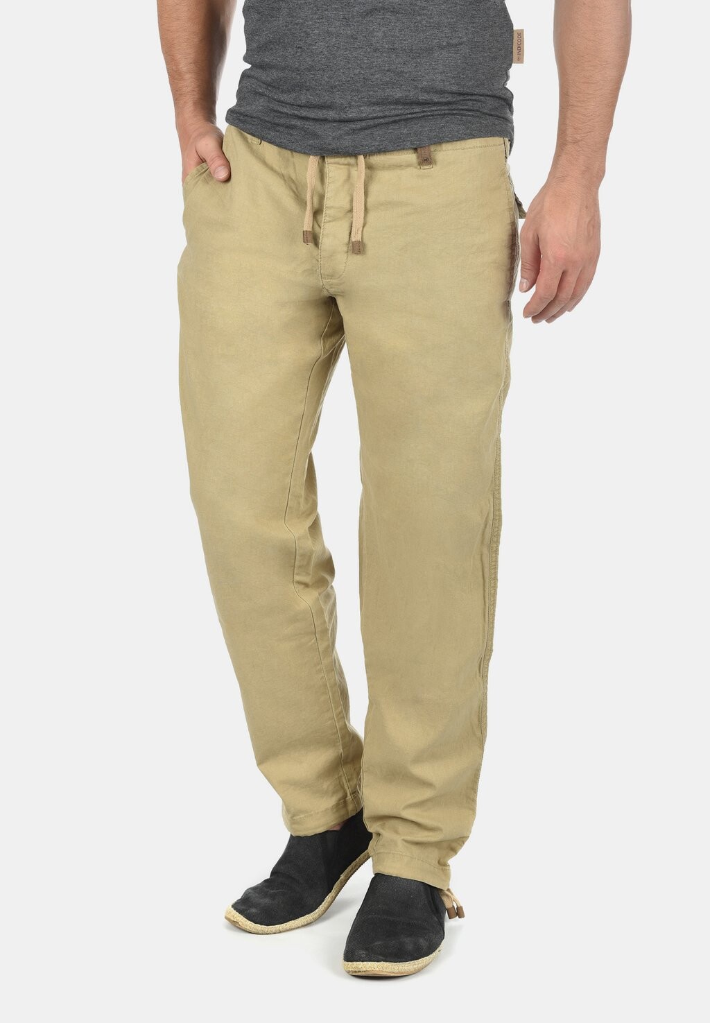 

Тканевые брюки INDICODE JEANS, серо-коричневый