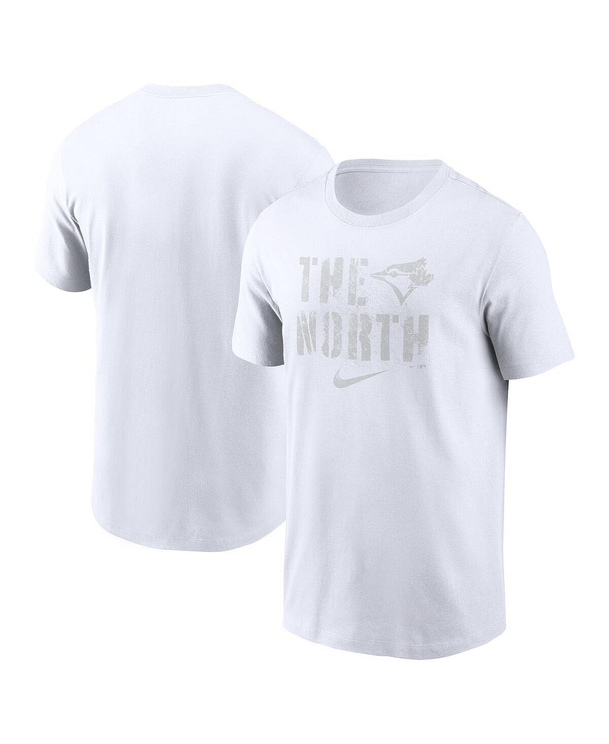 цена Мужская белая футболка toronto blue jays the north local team Nike, белый