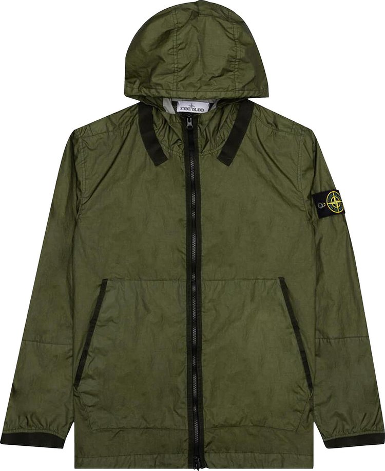 

Куртка Stone Island Hooded Jacket 'Olive', зеленый