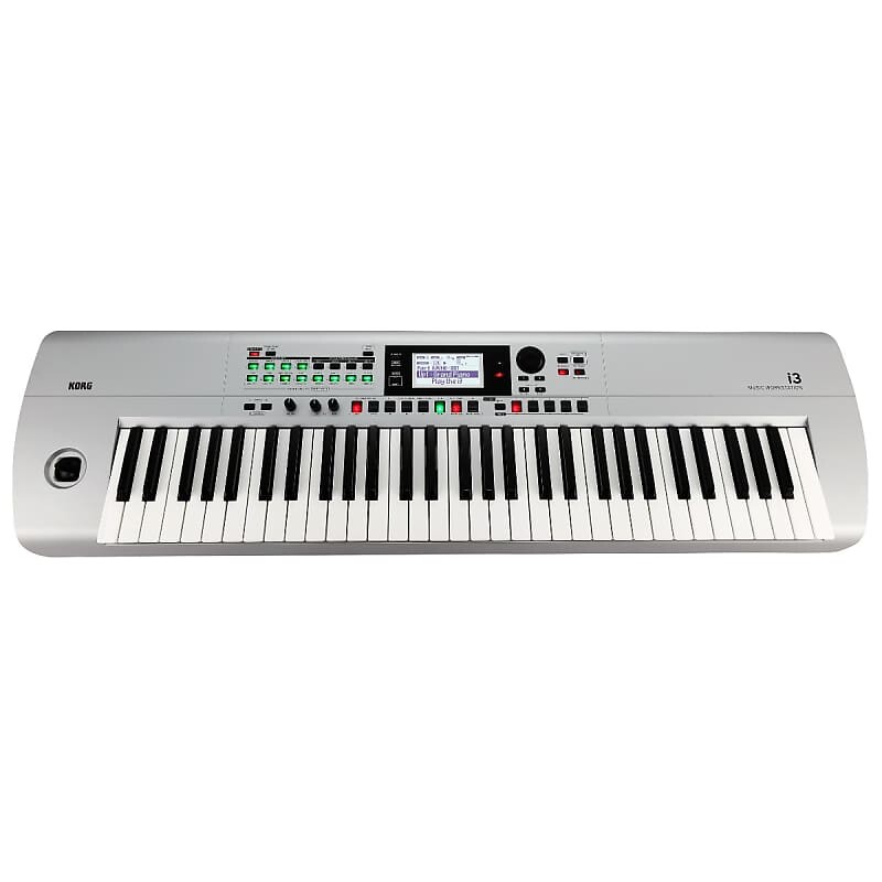 

Музыкальная рабочая станция KORG i3 — матовое серебристое i3MS