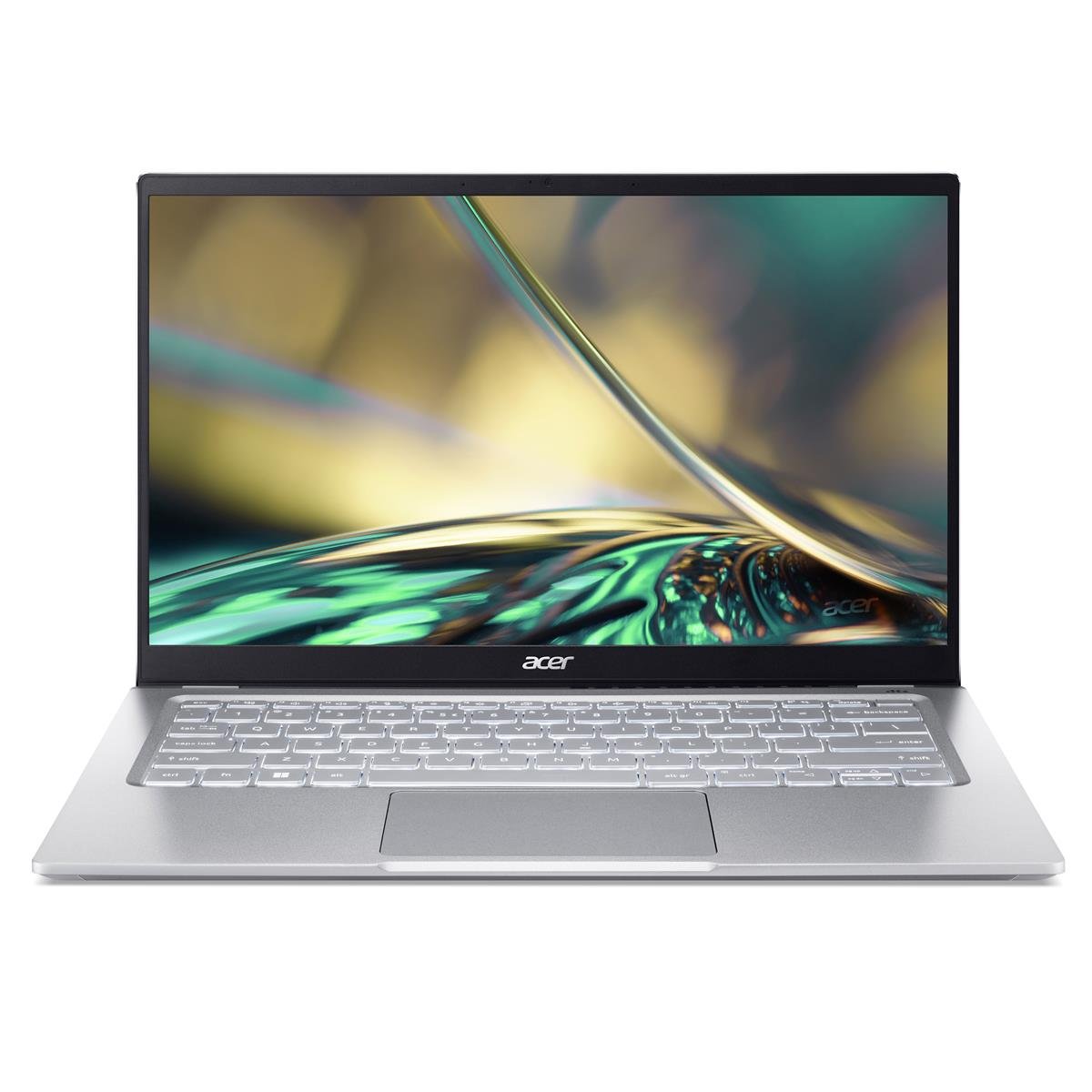 Ноутбук Acer Swift 3 SF314-512-78JG, 14", 16ГБ/512ГБ, Core i7-1260P, Iris Xe, серебристый, английская раскладка - фото