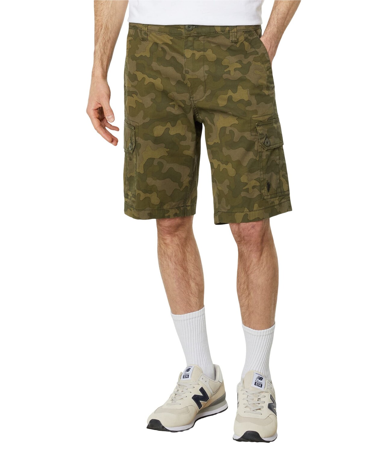 

Шорты U.S. POLO ASSN., Cargo Shorts Camo Twill