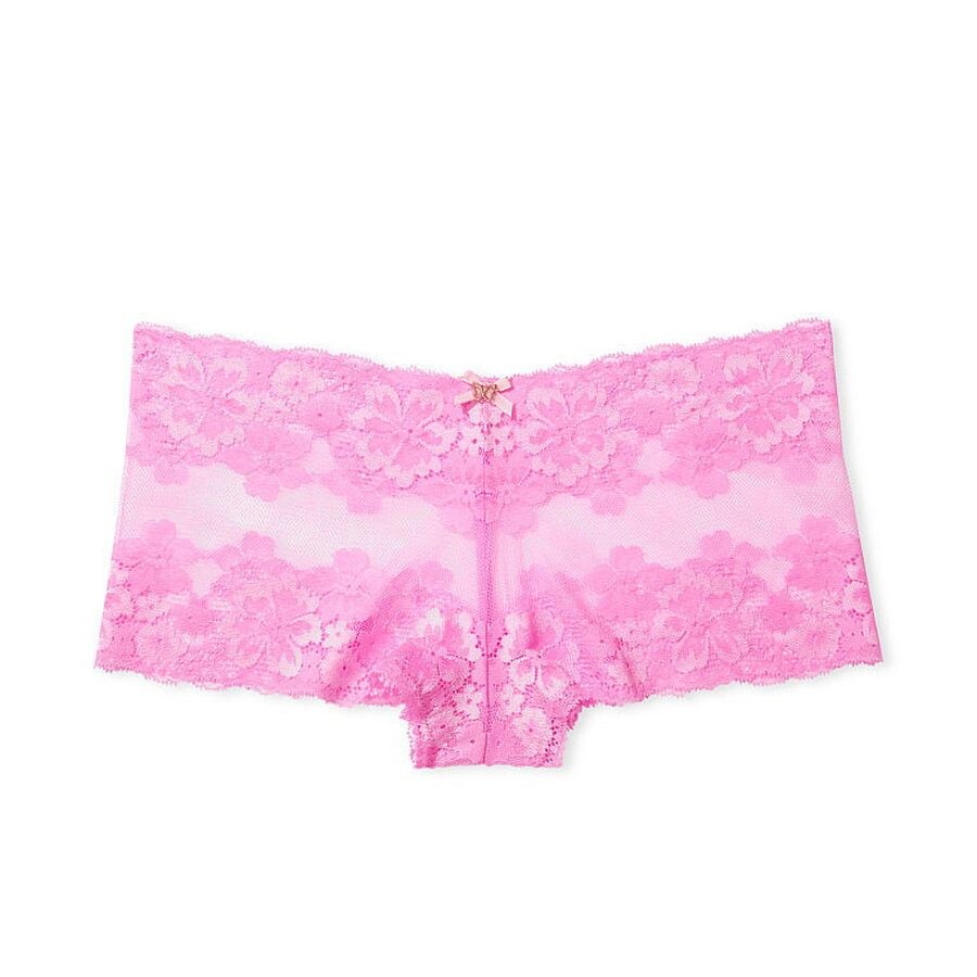 

Трусы Victoria's Secret Body By Victoria Lace Boyshort, розовый