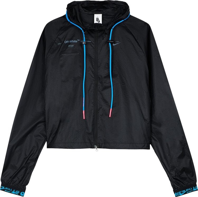 

Куртка Nike Women's x Off-White Jacket 'Black/Blue', черный