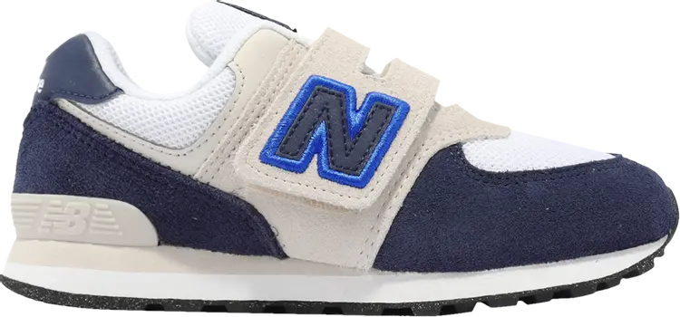 

Кроссовки New Balance 574 Little Kid Wide 'White Navy', синий