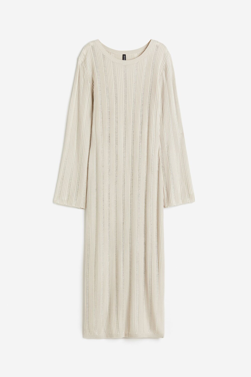 

Платье H&M Rib-knit Bodycon, светло-бежевый