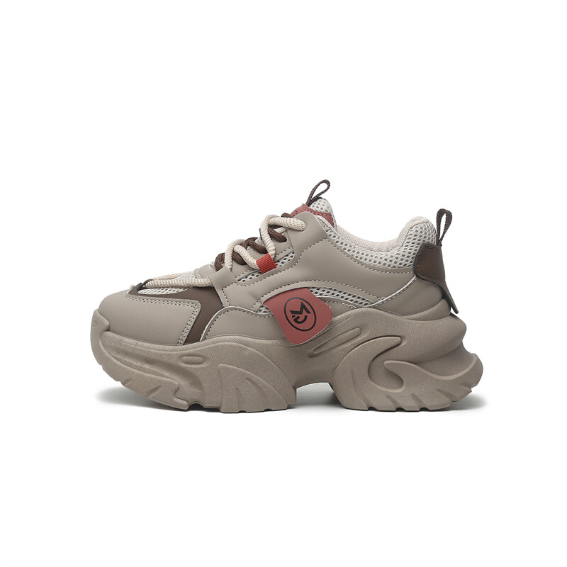 

Кроссовки Jin Baichuan Chunky Sneakers Women's Mid-top, хаки