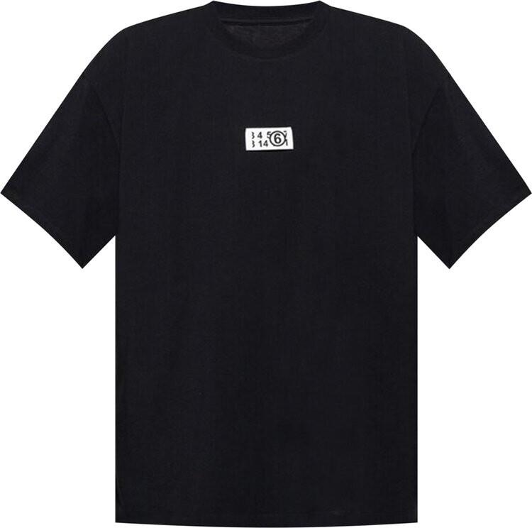 

Футболка MM6 Maison Margiela T-Shirt 'Black', черный