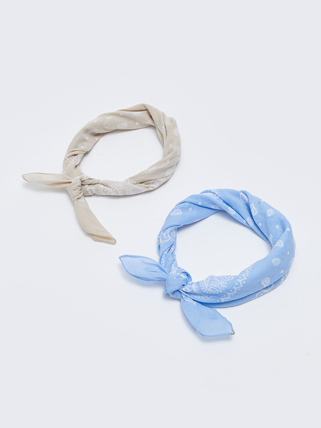 

Набор из 2 женских бандан из хлопка с узором LCW Accessories