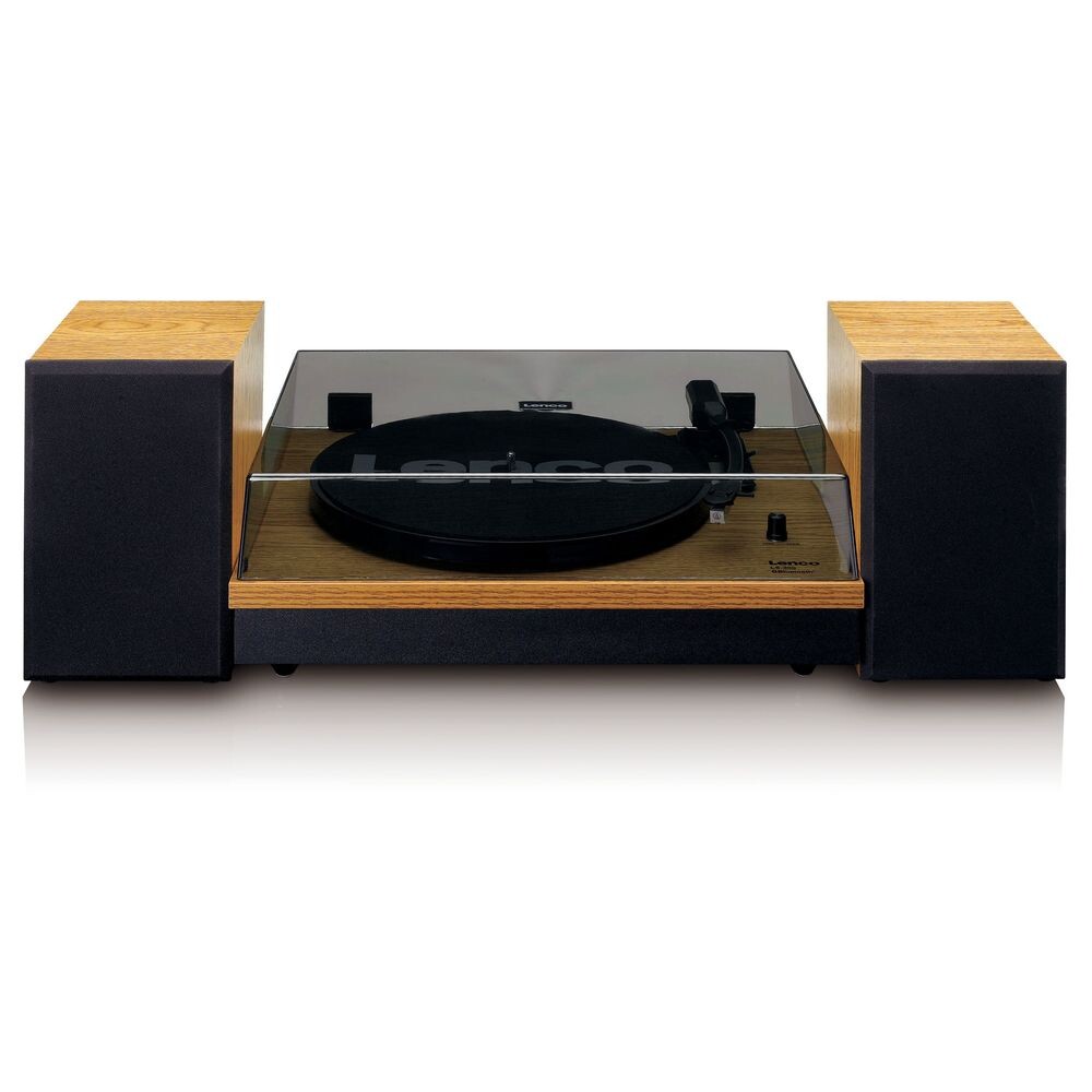 

Проигрыватель Lenco LS-300 с двумя отдельными динамиками, wood