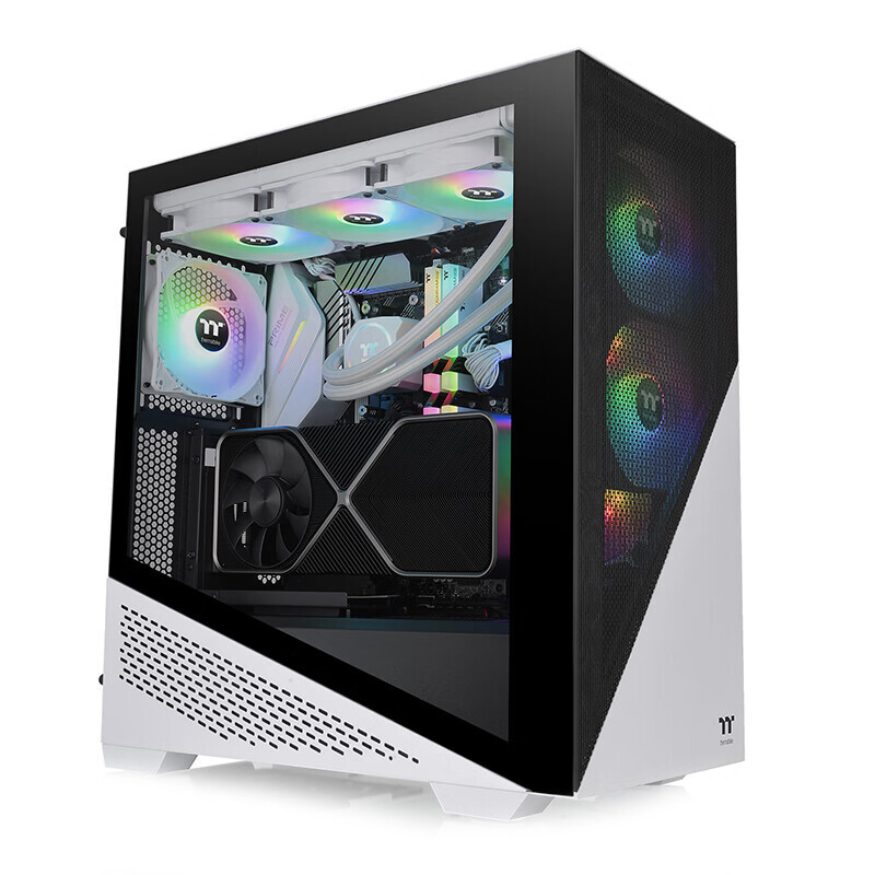 

Корпус Thermaltake Divider 370 TG ARGB, Mid Tower, белый