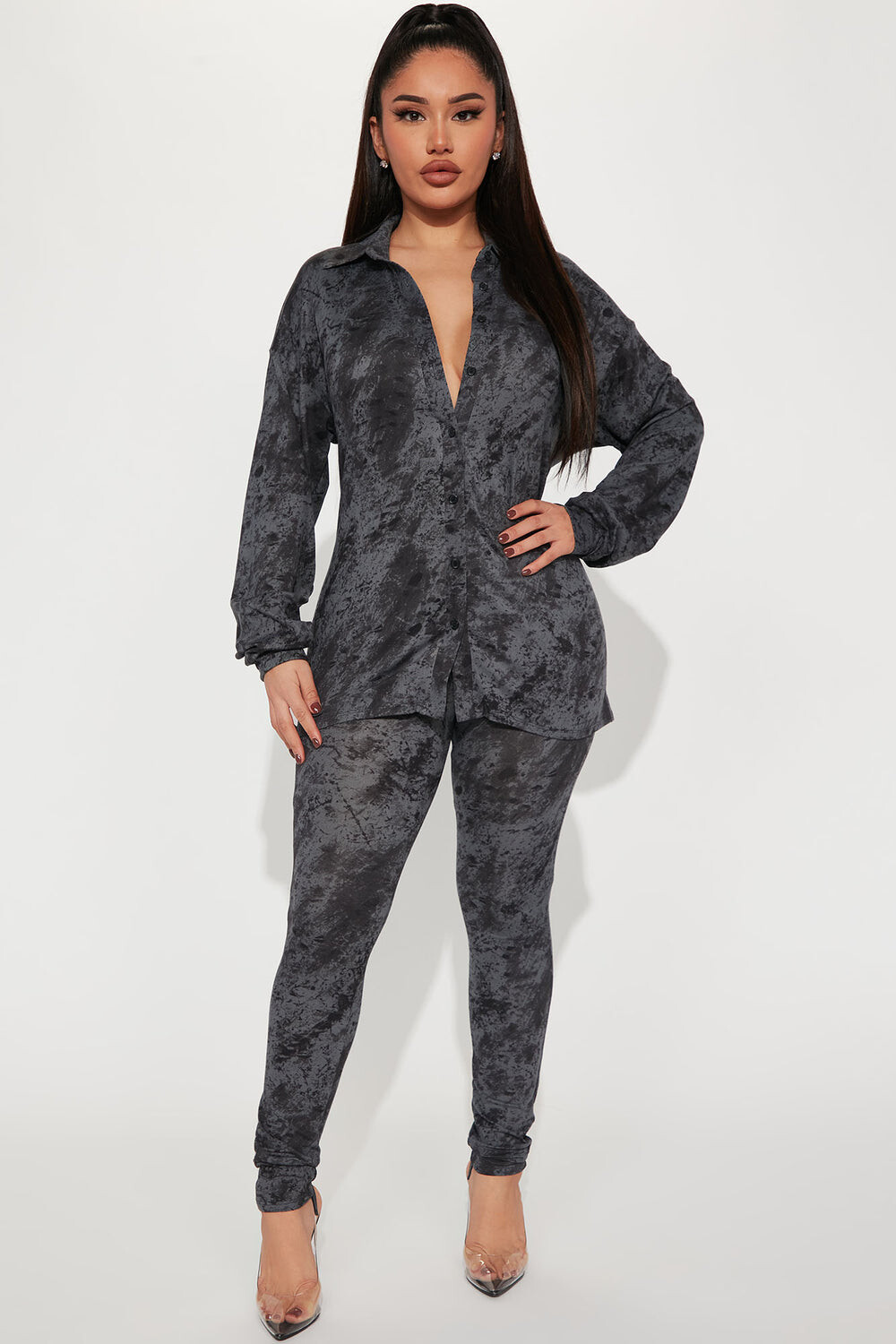 

Леггинсы Fashion Nova TP4223, черный