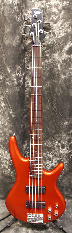 

Ibanez GSR205 5-струнный электрический бас-родстер Orange Metallic GSR205 5-String Electric Bass
