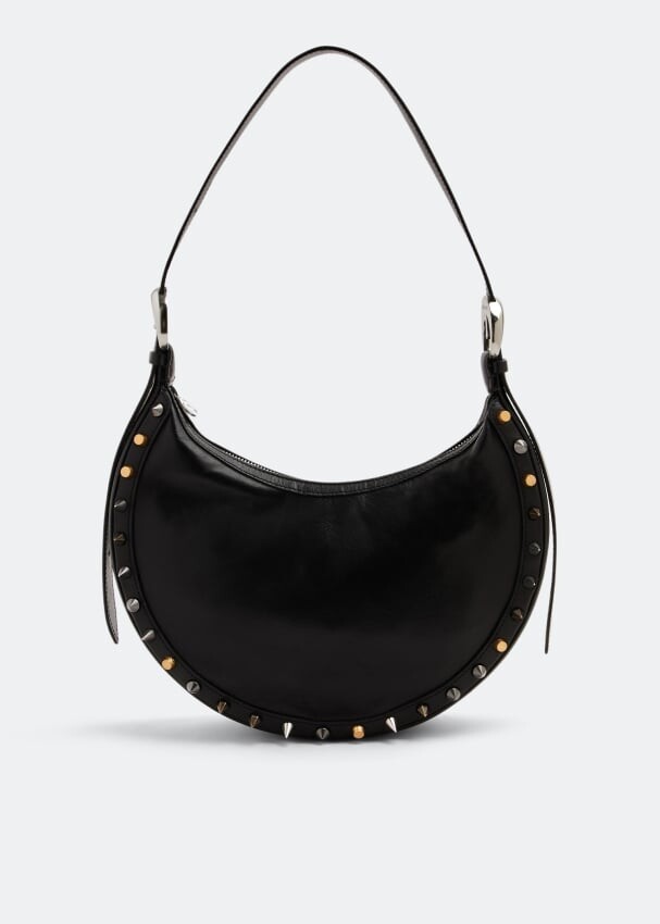 

Сумка MARINE SERRE Crescent Moon leather bag, черный