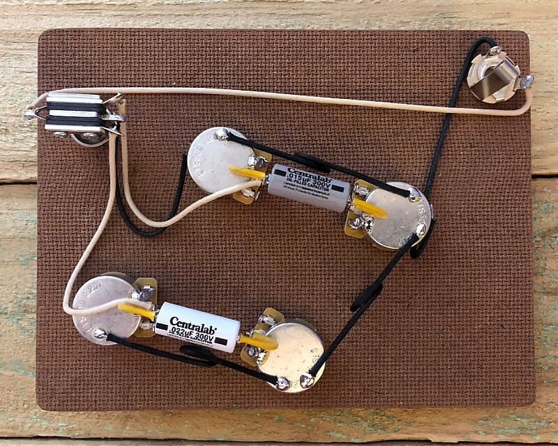 

Gibson / Epiphone ES-335 ES-330 Woman Tone Mod Жгут проводов CTS Масляные крышки Switchcraft Gavitt