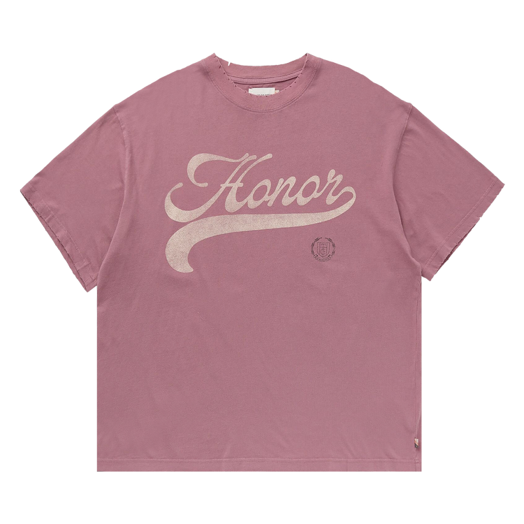 Футболка Honor The Gift Holiday Script 'Mauve', розовый футболка honor the gift holiday script black черный