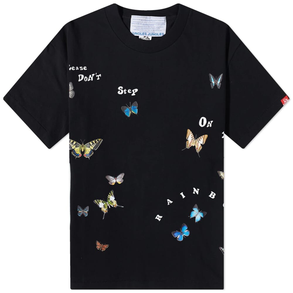 

Футболка Jungles Jungles Please Don't Step On My Rainbow Tee, Черный
