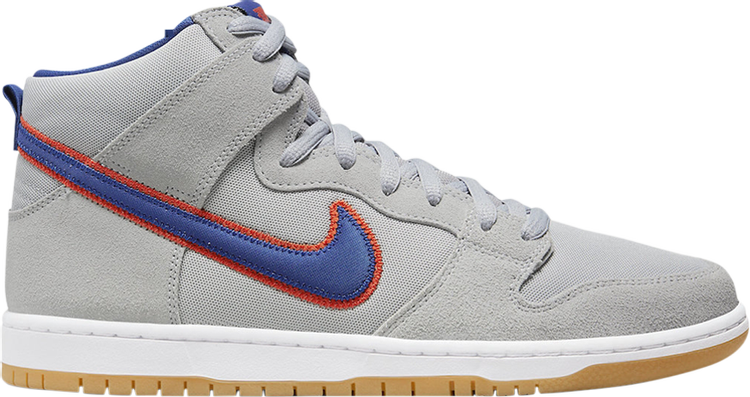 Кроссовки Nike Dunk High SB 'New York Mets', серый - фото