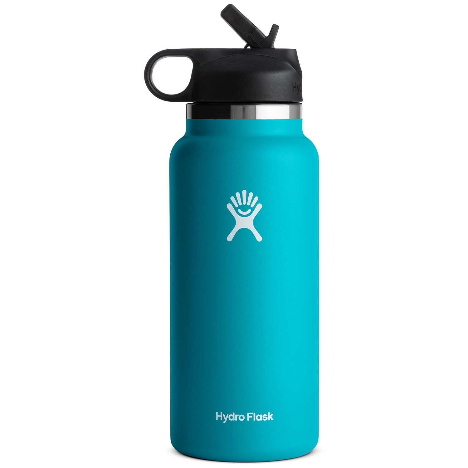 

Бутылка для воды с соломенной крышкой Hydro Flask на 32 унции с широким горлышком, laguna