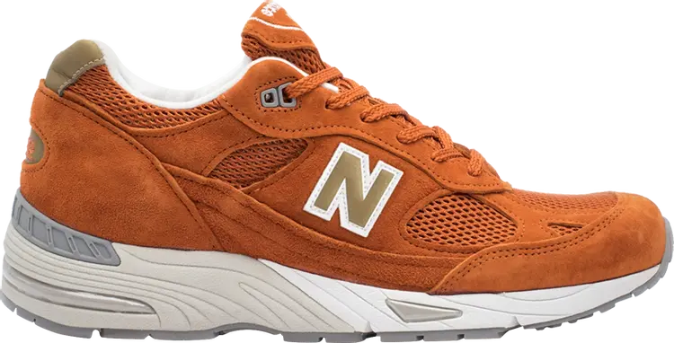 

Кроссовки New Balance 991 Made in England 'Eastern Spices', оранжевый