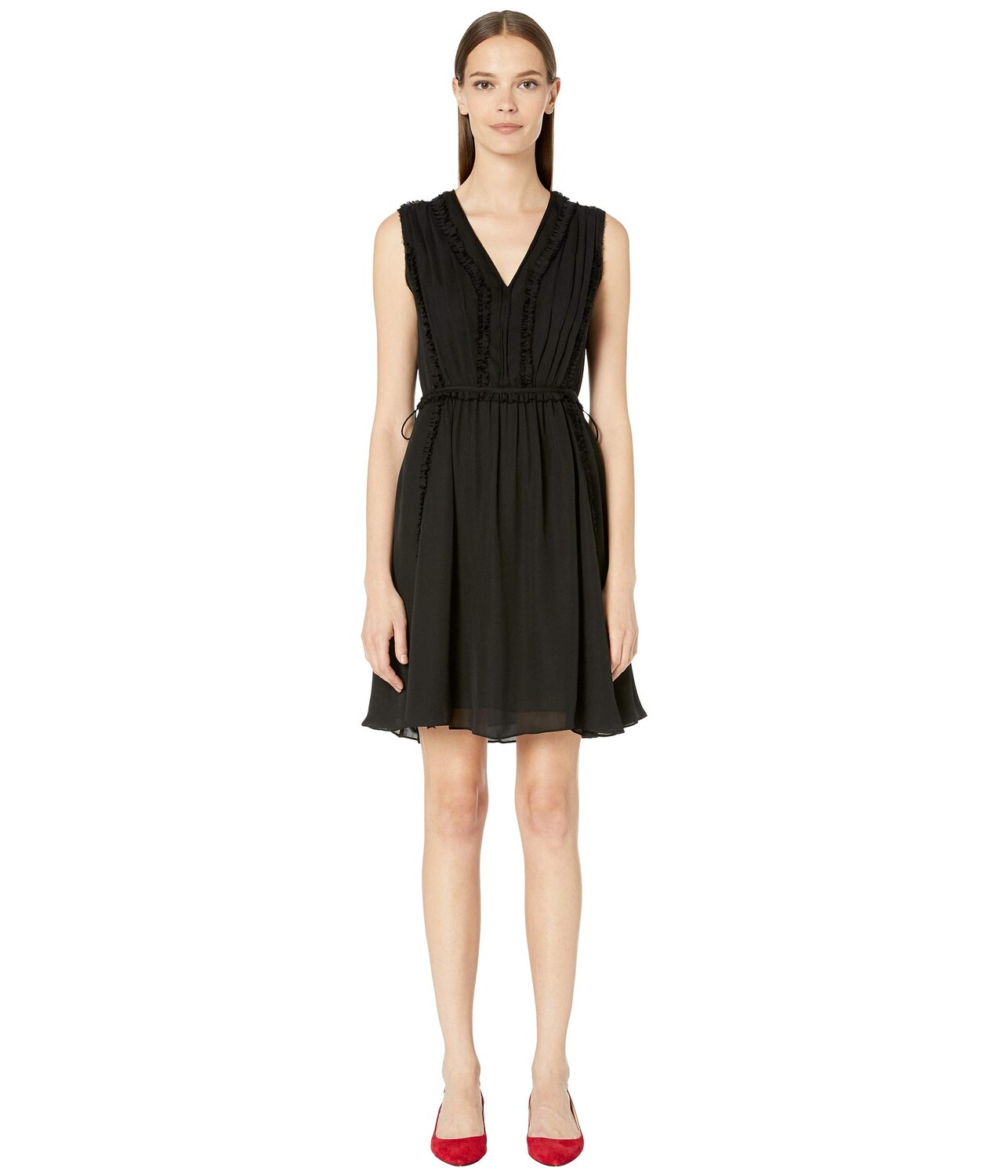 

Платье Jason Wu, Silk Double Georgette V-Neck Dress