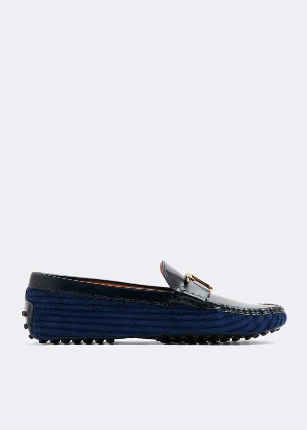 

Лоферы TOD'S Timeless Gommino driving loafers, синий