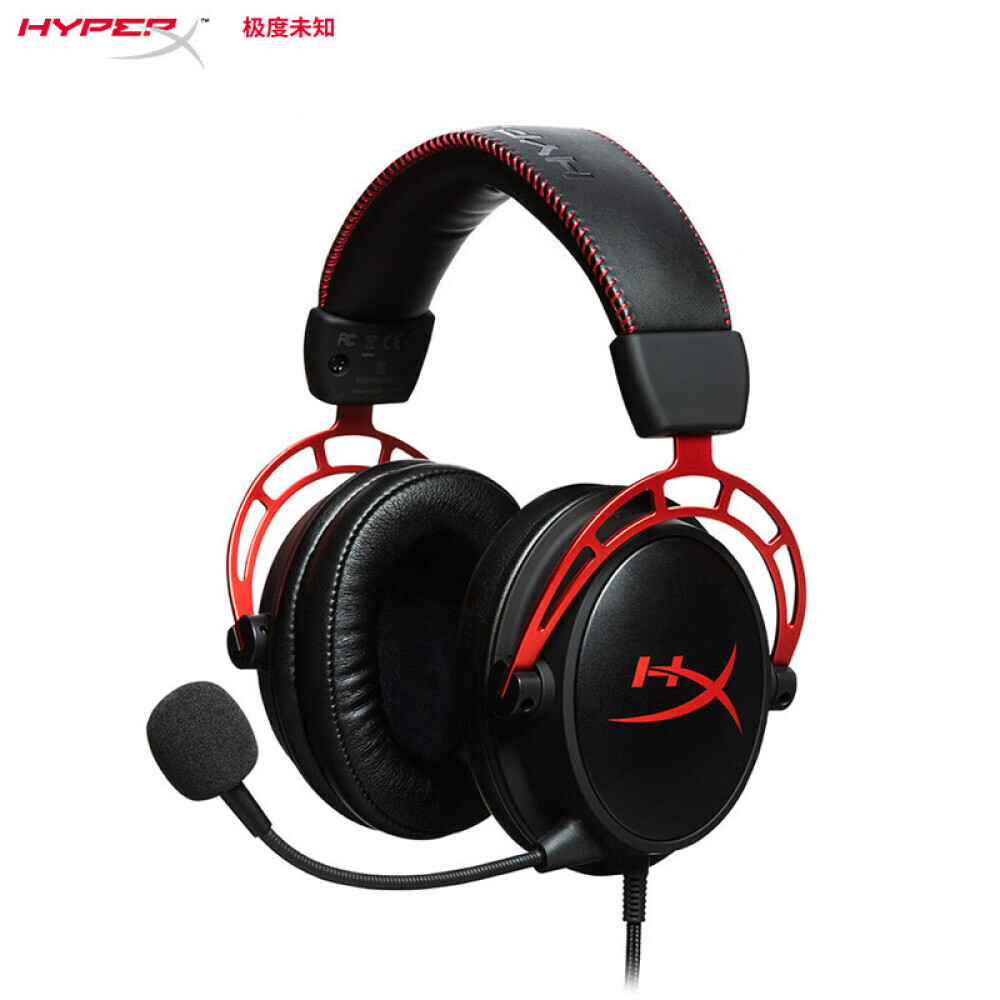 

Гарнитура игровая HYPERX Alpha S для киберспорта, черный / красный