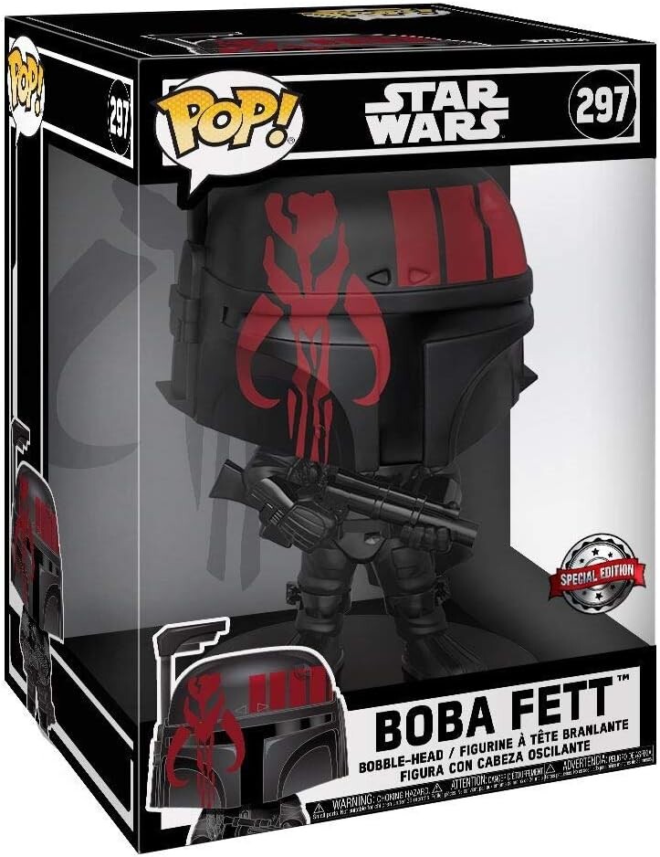 

Фигурка Funko POP! Star Wars Boba Fett Collectible Vinyl Figure, Multicolor (297B)