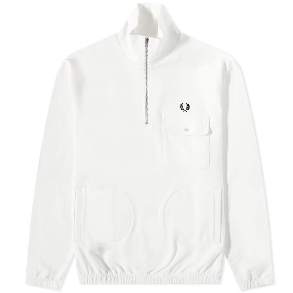 

Толстовка Fred Perry Half-Zip Funnel Neck Sweat, Белый