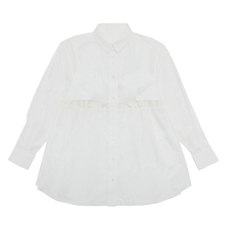 

Рубашка Sacai Shirt 'Off White', белый